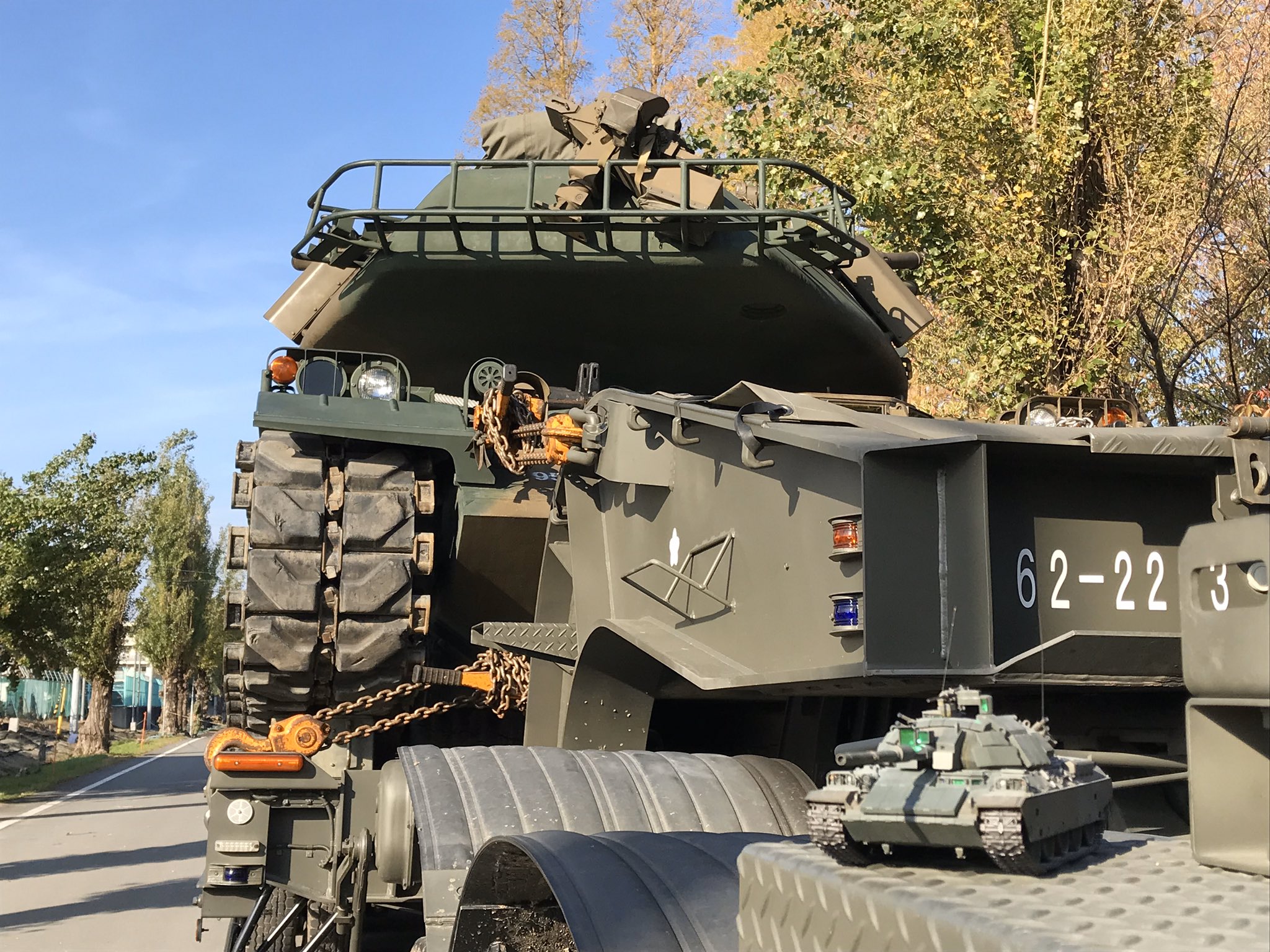 74式戦車：車両後部 - いこまいけ高岡