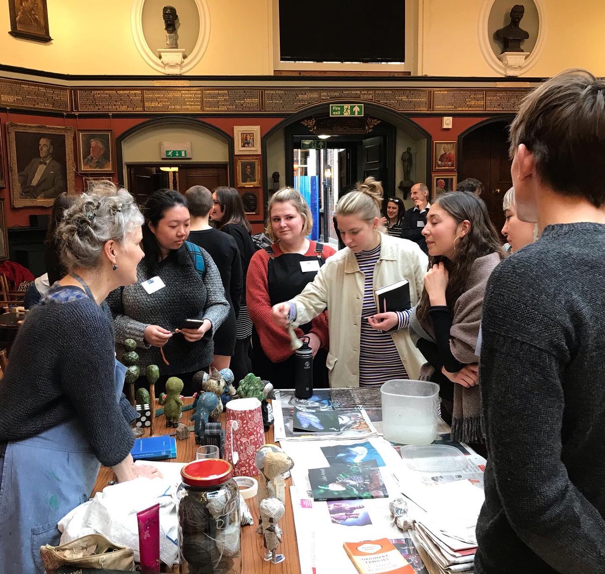 ArtWorkersGuild's tweet photo. Today’s Useful Parallels Outreach event at the Guild is well underway, exploring ways in which different craft disciplines approach comparable problems, with students from @ClayCollege @csm_news @CamberwellUAL @UniCreativeArts
#usefulparallels #ceramics #artworkersguild https://t.co/Ppfje2uvUb