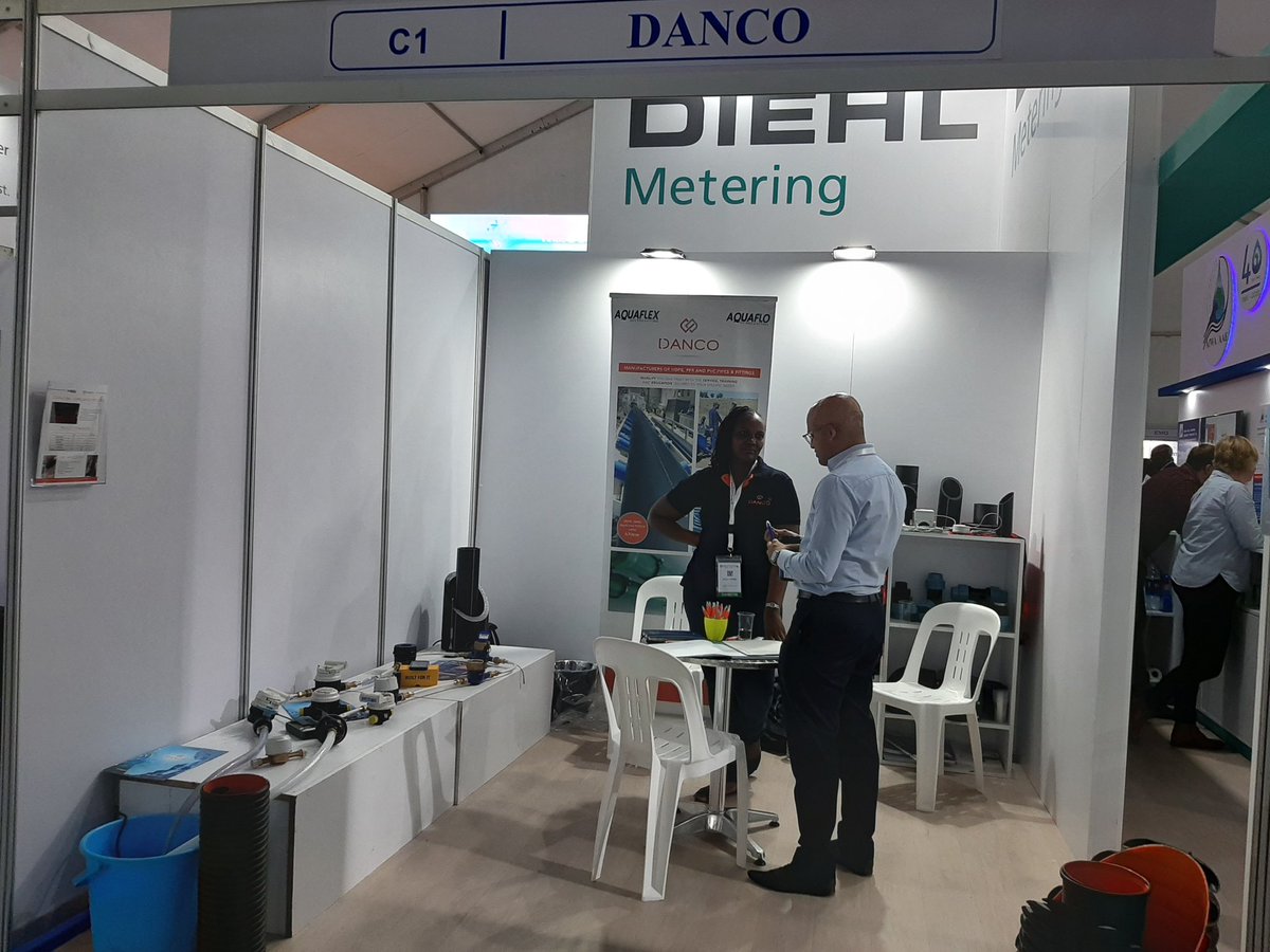 DancoCapital's tweet photo. Looking for smart water meters and sustainable solutions for reducing non revenue water?  Come visit our booth #AFWA2020 #DancoPlastics #Diehlmetering https://t.co/WU1BxgB2Nf