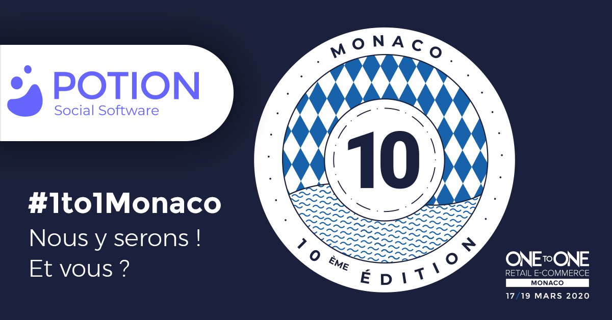 [ #1to1Monaco ] Notre équipe sera présente à l'événement Retail incontournable de l'année du 17 au 19 mars prochain au One-to-One Monaco ! Prenez rendez-vous avec nous pour parler de vos projets #Event #API #Communauté en point de vente, ou passez nous voir au stand F2 G009.