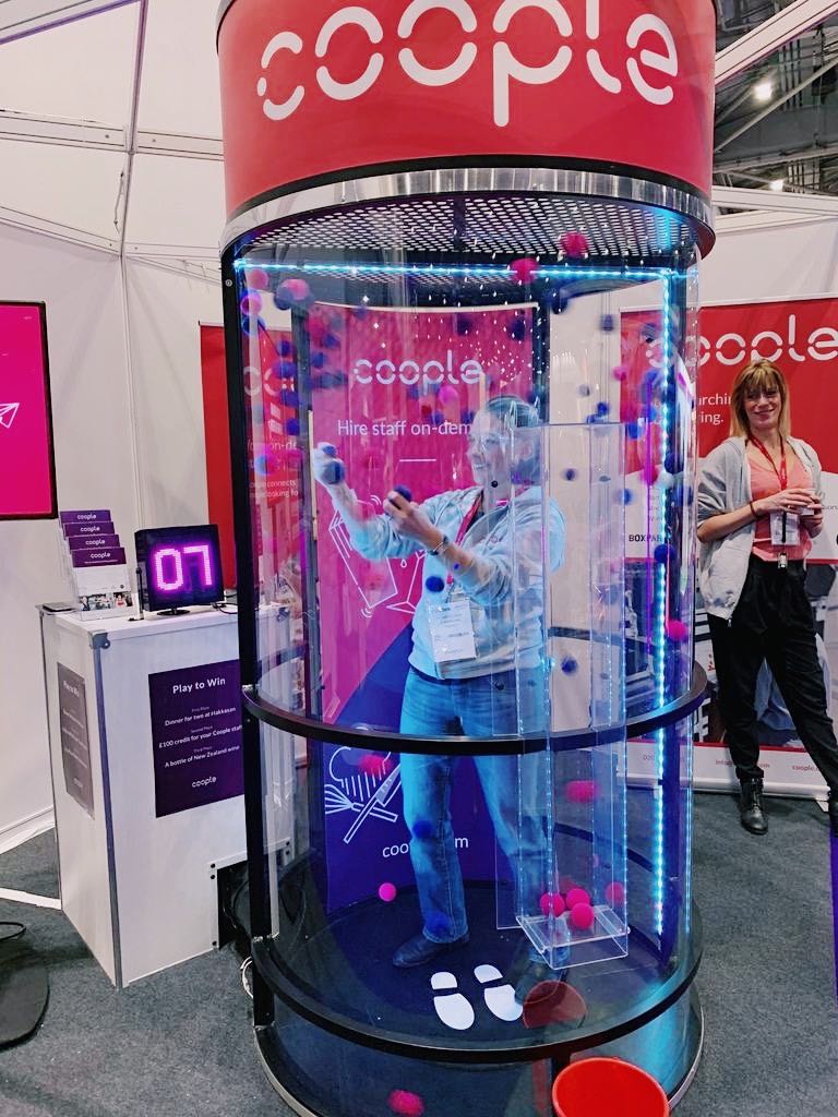 Coople UK (@coopleuk) on Twitter photo We're at #Confex2020! Head over to stand H02C to meet our team - we're ready to solve your flexible staffing dilemmas. While you're there, give our Cyclone game a whirl! Prizes include a dinner for 2 at Hakkasan, £100 Coople credit and a bottle of delicious wine. #discoverconfex We're at #Confex2020! Head over to stand H02C to meet our team - we're ready to solve your flexible staffing dilemmas. While you're there, give our Cyclone game a whirl! Prizes include a dinner for 2 at Hakkasan, £100 Coople credit and a bottle of delicious wine. #discoverconfex