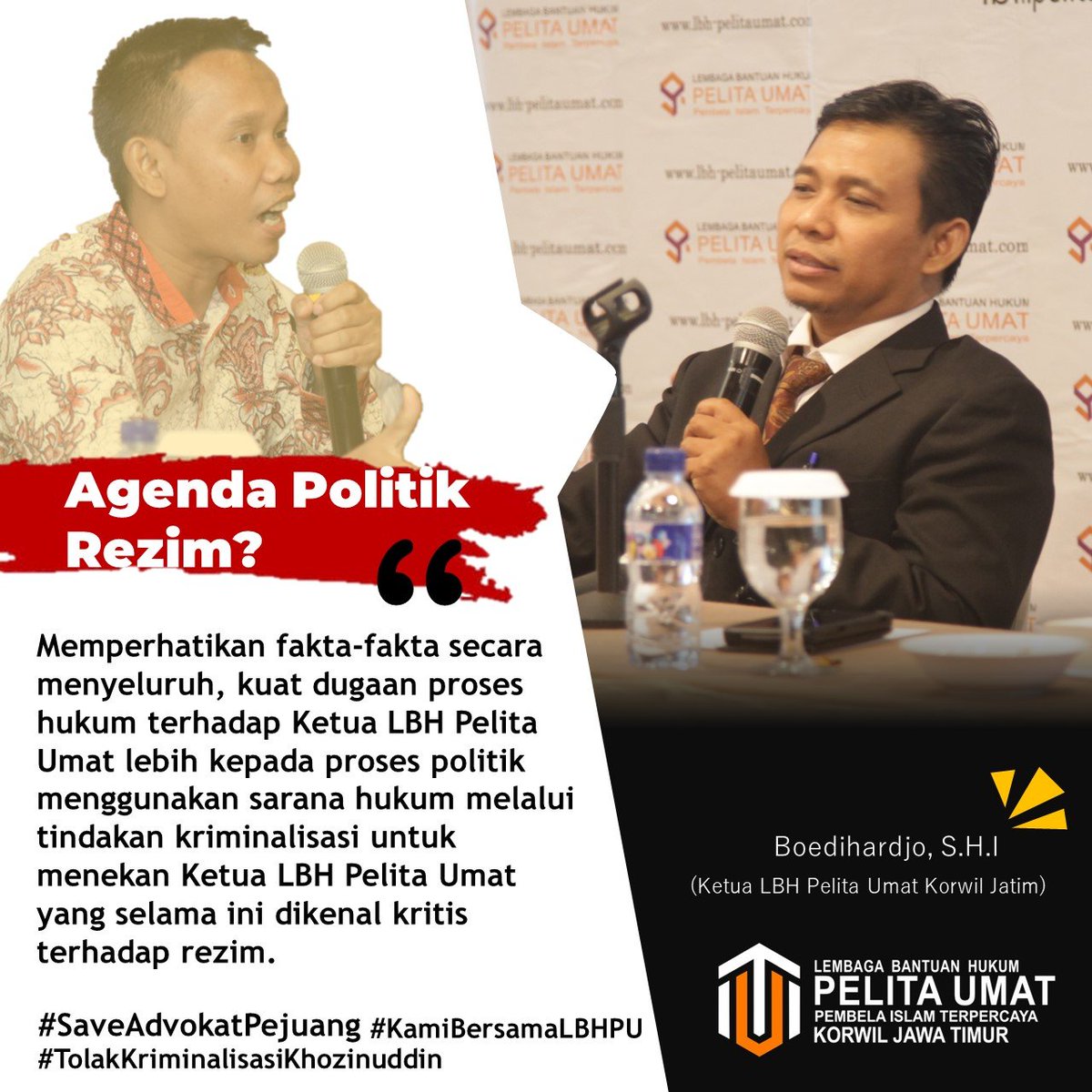 MuhammadIbnuGh1's tweet photo. @anita_sari067 Mari kita kawal terus upaya kriminalisasi ketua LBHPUmat
 >> #SaveAdvokatPejuang <<
 #KawalKetuaLBHPU - #JanganBungkamSuaraRakyat
#BDCA

@Abunuril4 https://t.co/xKJ6DkZJL8