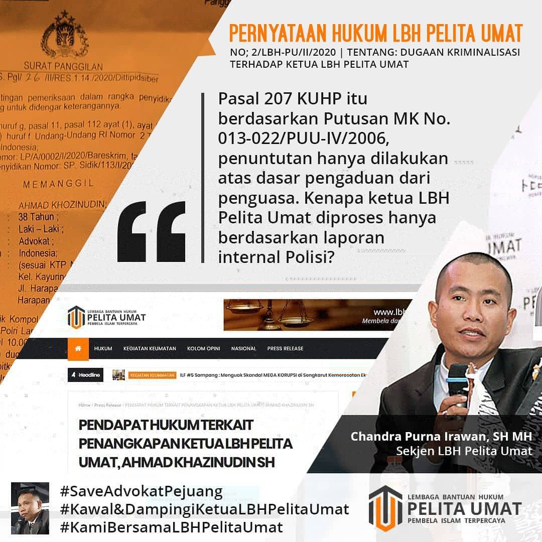 MuhammadIbnuGh1's tweet photo. @Yoeznan77 @BJimbron Pejuang Penjaga Islam Takkan Kenal Lelah Mengabarkan Kejayaaan Islam
 >> #SaveAdvokatPejuang <<
 #KamiBersamaLBHPU - #DampingiKetuaLBHPU
#ZZFJ

@ARH1924_New https://t.co/KxhkRBmSOa