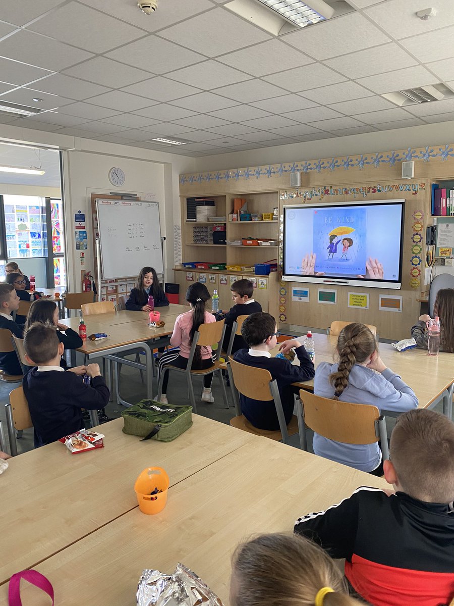 MrsFaryma's tweet image. Primary 4 loved listening to the story Be Kind by Pat Zietlow Miller during #socialsnack today. Excellent discussions led from this and we were able to share so many examples when we have been kind to each other #BeKind #HealthandWellbeing @school_seaton