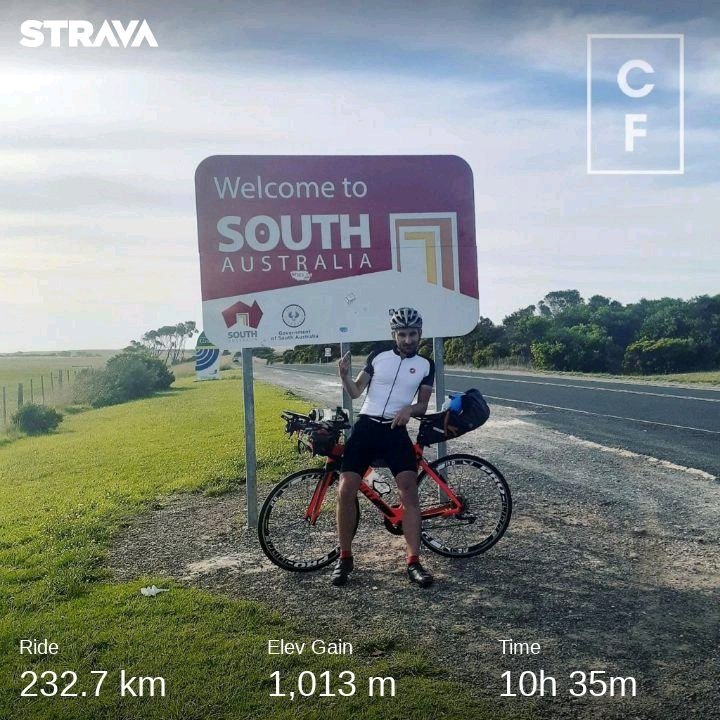 233 km from Port Fairy to Millicent. #ultraendurancecycling #ultraendurance #roadbiker #roadbikelover #roadbikelife #cycling #cyclinglife #cyclingshots #cyclingpic #cyclingday #bicyclelife #stravacycling #longdayinthesaddle #exploreaustralia strava.app.link/B2lul9FEm4
