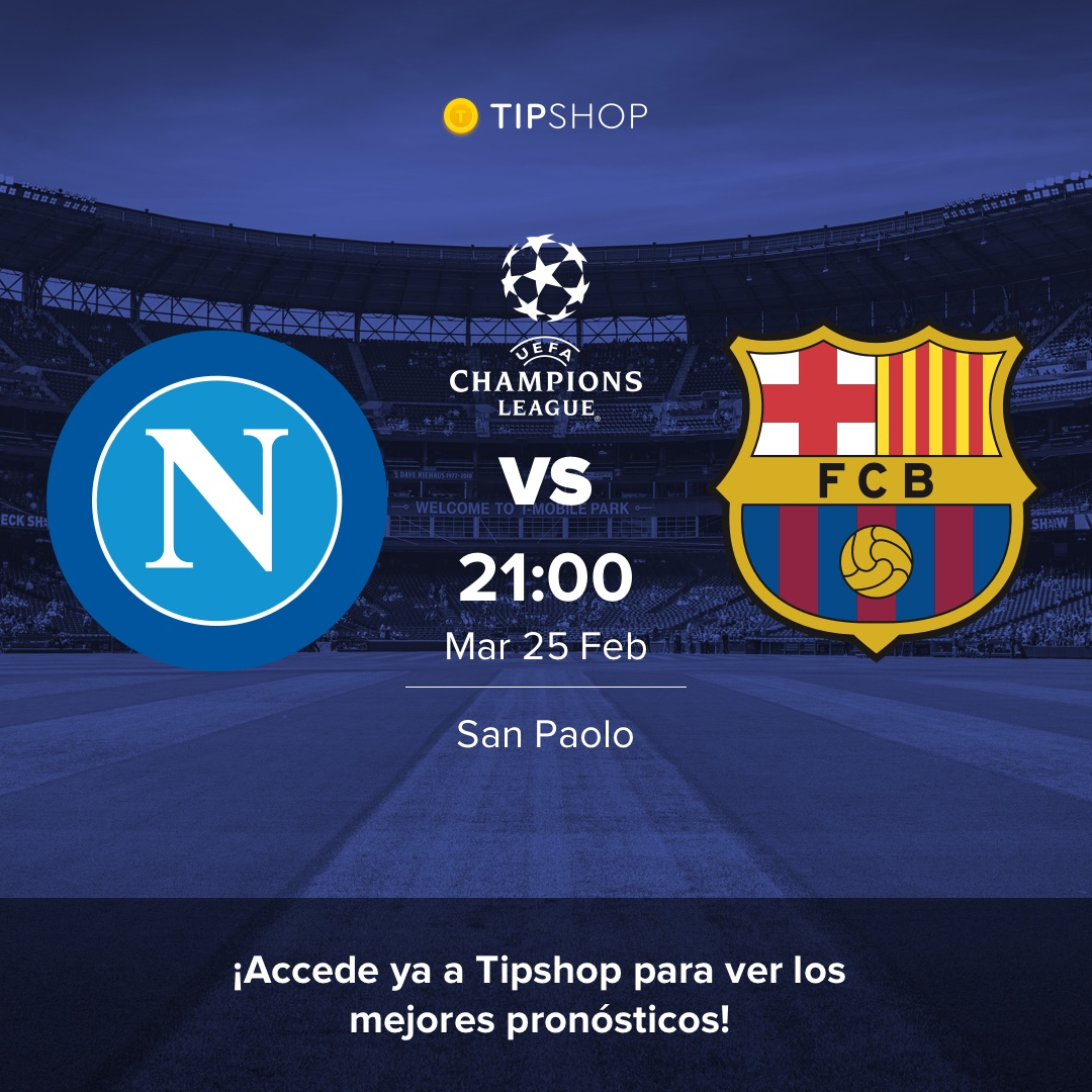Tipshop_app's tweet photo. 👉🏻Descubre las mejores apuestas para el partidazo de champions entre  Nápoles y Barcelona en Tipshop ¡No te las pierdas!⁠ ⚽⁠
⁠
⁠
#apuestasdeportivas #apuestas #tipsters #tipster #pronosticosdeportivos #champions #championsleague https://t.co/iqFQz6kCIX