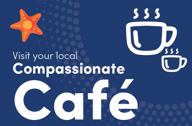 HealthwatchPlym's tweet photo. Do you know what a Compassionate Cafe is? 

A Compassionate Cafe is a community-led movement to reach out to members of the community that are experiencing loss or bereavement

Find out where your nearest cafe is here: https://t.co/LKYtMq7vdD

@StLukesPlymouth @ImprovingLivesP https://t.co/J8DYKqGQuR