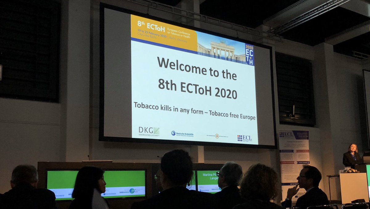 ErasmusMCPH's tweet photo. Last week the European Conference on Tabacco or Health took place in Berlin. Our colleagues @NBoderie and @MartaRado attended this conference and presented their work. #ectoh2020 [3/n] https://t.co/cLzjkUCYVl