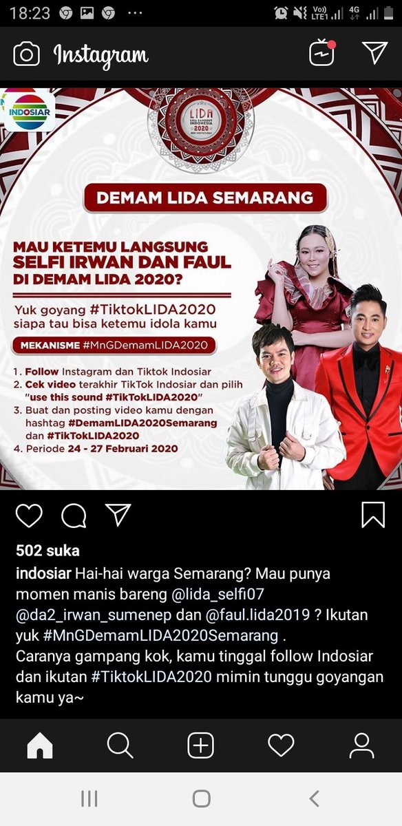 Syebell ih...
Kenapa g Fildan aja min <a href="/Indosiar/">Indosiar</a> yg disemarang