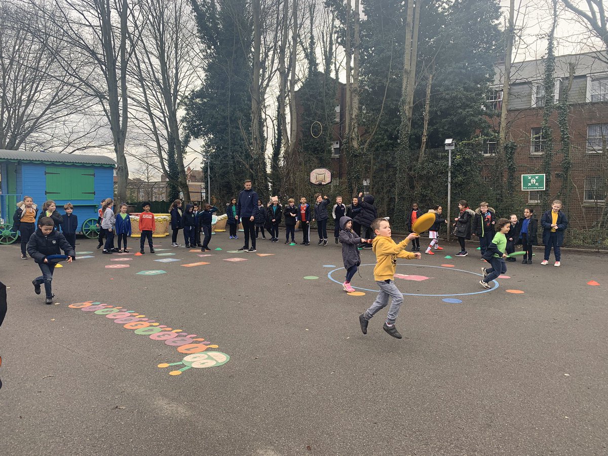 stjhighgate's tweet photo. Our annual Pancake Races! We’re having a ‘flippin’ good time! #stjh #PancakeDay2020 https://t.co/kNwiK1LsPK
