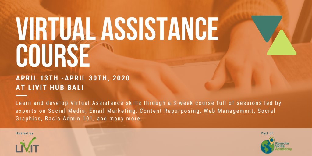 Are you an Indonesian citizen who wants to work remotely from the comfort of your own home? 💻☕⁠ 

Take our 3-week Virtual Assistance Course (VAC) to develop your basic skills associated with Virtual Assistance (VA) work!
⁠
More details here: liv.it/virtual-assist…