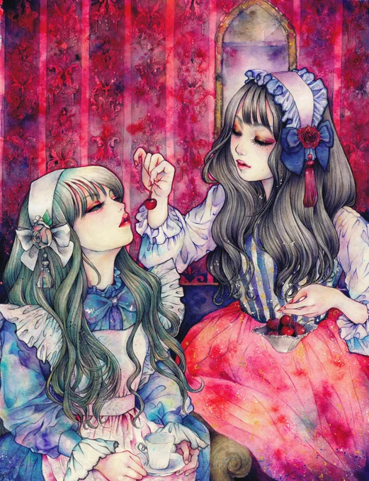 #これを見た人は二人組の画像を貼れ
 
最近描いた2人組

アリスと赤の女王
教皇と墓掘り男ごっこをする双子 