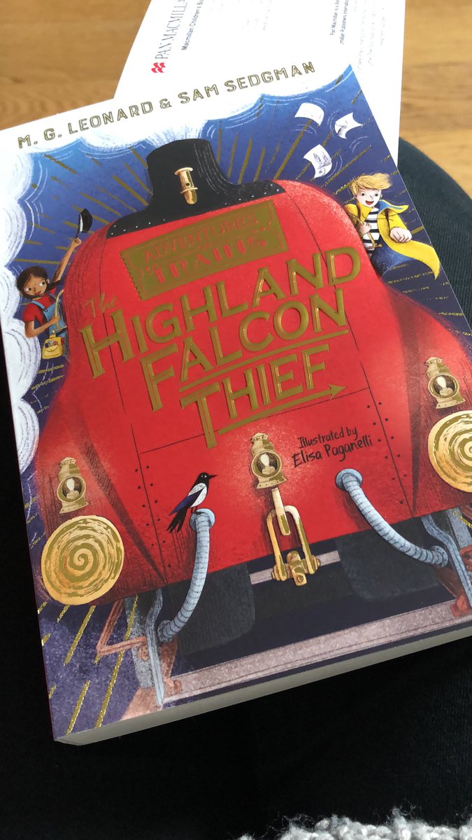 Well this was a lovely find in my pigeon hole this morning! I’ve had my eyes on #thehighlandfalconthief by @MGLnrd @samuelsedgman for sometime! Can’t wait to read it! Thanks @authorfy & @MacmillanKidsUK