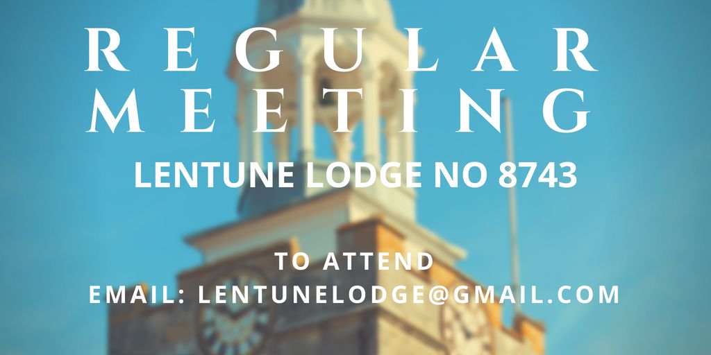 LymingtonMasons's tweet photo. On 10th March, #LentuneLodge8743 will be raising a brother to the 3rd degree

This is a fantastic ceremony and we would love to see as many brethren there as possible!

#3rdstep #raising #MasterMason https://t.co/dNzvG9fPEB