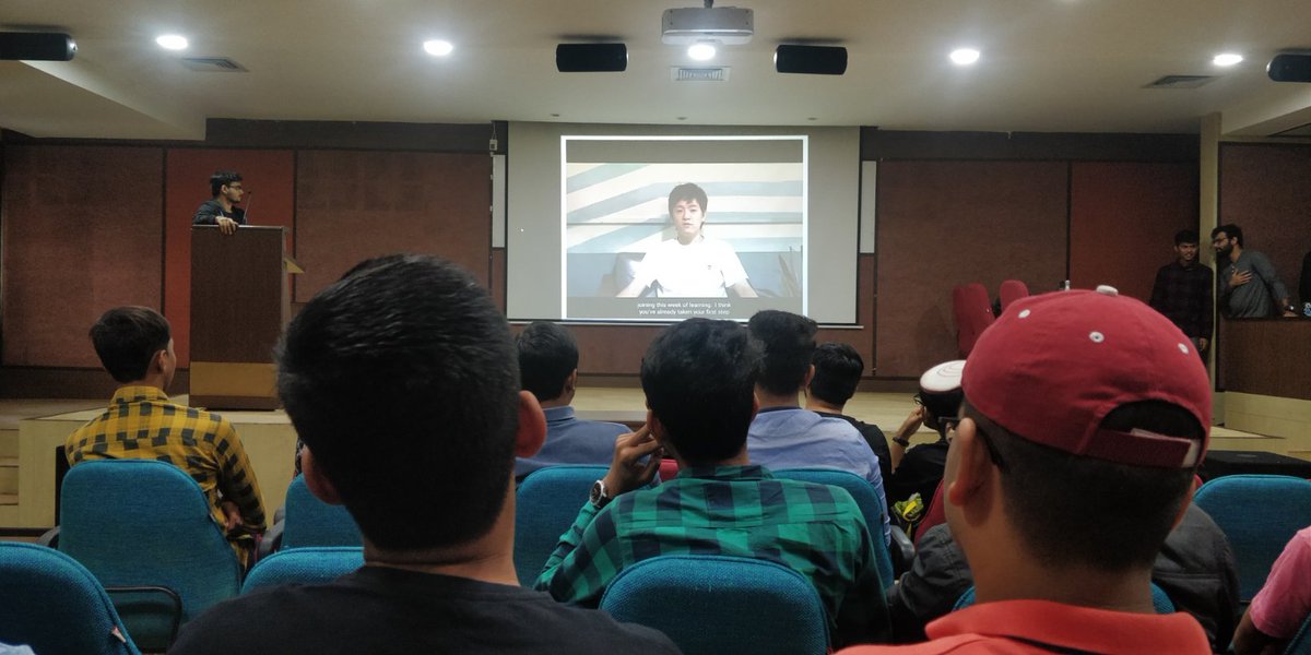 rajbheda5's tweet image. A fantastic 0 day meetup of Week of Learning (WOL) by @progateEN conducted by @DSC_Charusat . Got to know about awesome websites to presume the power of JavaScript and a sweet ending of meetup with a @GetKahoot quiz.👨‍💻😄
#dsc_charusat #code2success