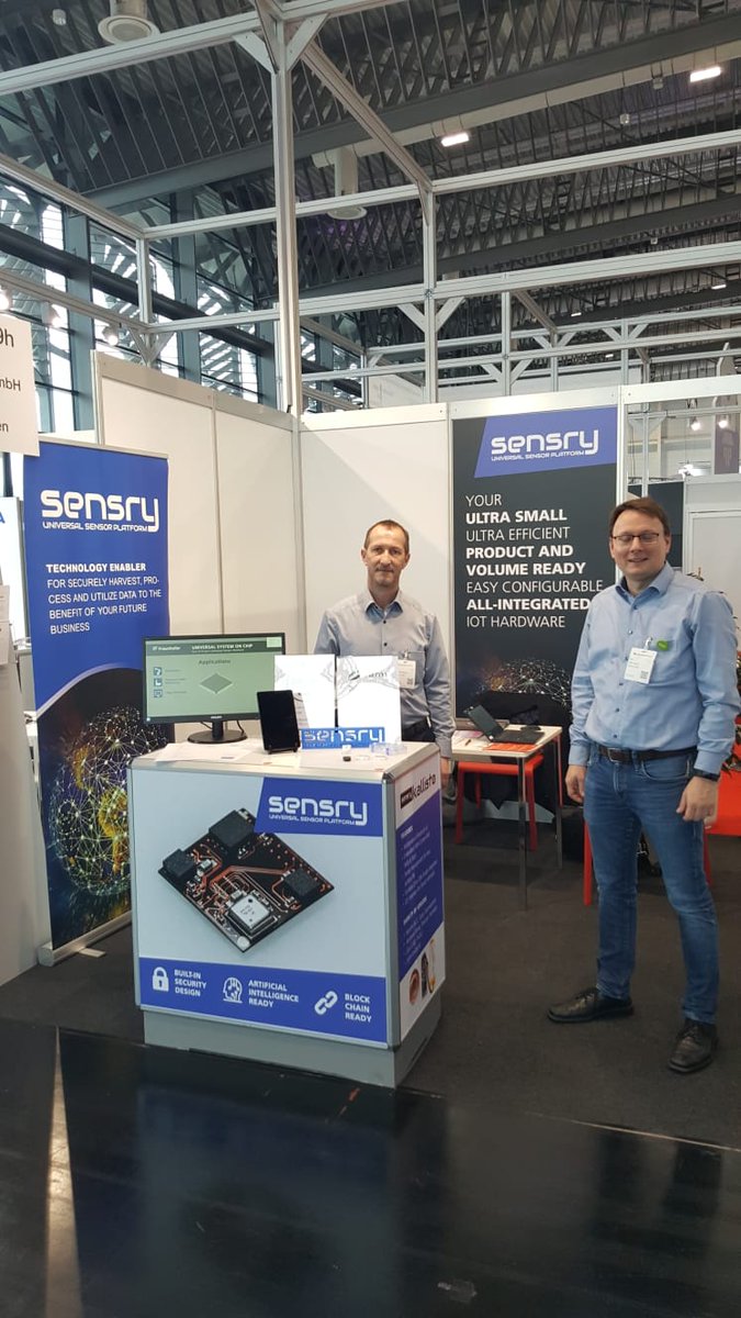 sensry_gmbh's tweet image. We are at the #embeddedworld2020 ! Visit us in hall 3A at booth 629h to see demos of our #IoT #Sensor #platform...