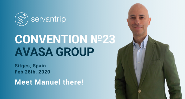 servantrip's tweet photo. Our CEO Manuel Núñez is going to be presenting Servantrip at the convention held by Grupo Avasa in sunny Sitges in Spain. Catch him there, and find out about the advantages of our SaaS platform and opportunities you cannot miss! 
#saas #spain #travel https://t.co/ifLKjts23T