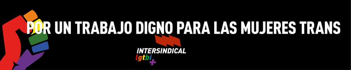 POR UN TRABAJO DIGNO PARA LAS MUJERES TRANS ♀️💜♀️💜♀️💜 #intersindical #intersindicalV #intersindicalVareaLGTB #lgtb #lgtbi #queer #sindicato #valencia #lgtb+ #lgtbi+ #lgtbiq+ #transexual #transgenero #travesti #trans
