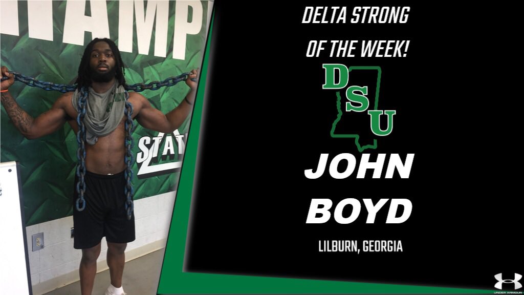 DeltaStateSTC's tweet image. Congratulations to John Boyd and Jake Smithhart for earning Delta Strong on the Week honors! #deltastrong