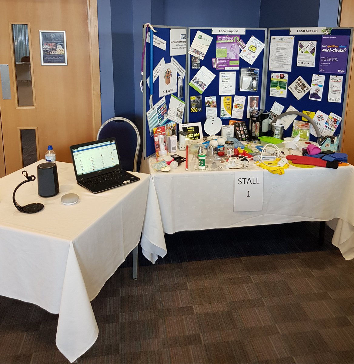 LeeOwenComDev's tweet photo. @shrewsweb for the @Digichampsmpft Launch talking about #boxoftrix and how people can live independently with the use of low level Assistive Tech that can be purchased locally @jellamAT @CowcherJo https://t.co/ruC4BQuNKw