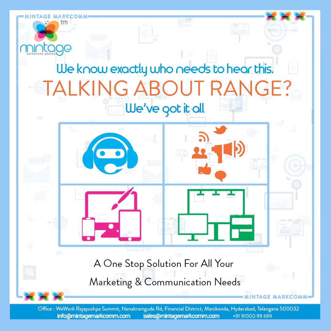mintagemarkcomm's tweet photo. All You Business Holders Need to Know That Mintage Has #ThisRange of Services.
#topicalspot #momentmarketing #postformat #trendingformat #trending #chatbots #offlinemarketing #digitalmarketing #chatbots #offlinemarketing #socialmediaagency #marketing #digitalmarketingservices https://t.co/4x7dWPZ0p6