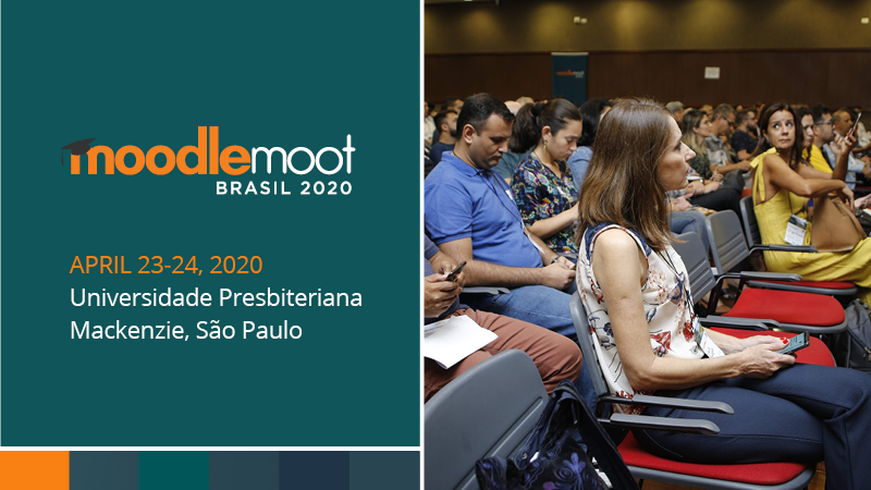 moodle's tweet photo. Moodlers in Brazil! 

On April 23-24, join the Brazilian Moodle Community in São Paulo for #MootBR20 - a conference to share good practices, network and learn all about Moodle in hands-on workshops.

Register at early bird prices before Feb 28! More info: https://t.co/w91jYJKVpu https://t.co/5azOzz0zJs