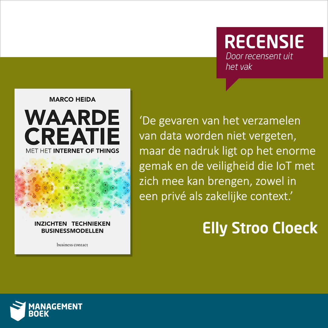 Mgtboeknl's tweet photo. 'Waardecreatie met het Internet of Things', een #recensie door @escia: https://t.co/MjQc5ylnjK > @marcoheida heeft een fijne, niet-technische schrijfstijl, waardoor dit een uitstekend boek is voor de geïnteresseerde leek.
@Businessboek https://t.co/jWXMJShnkk