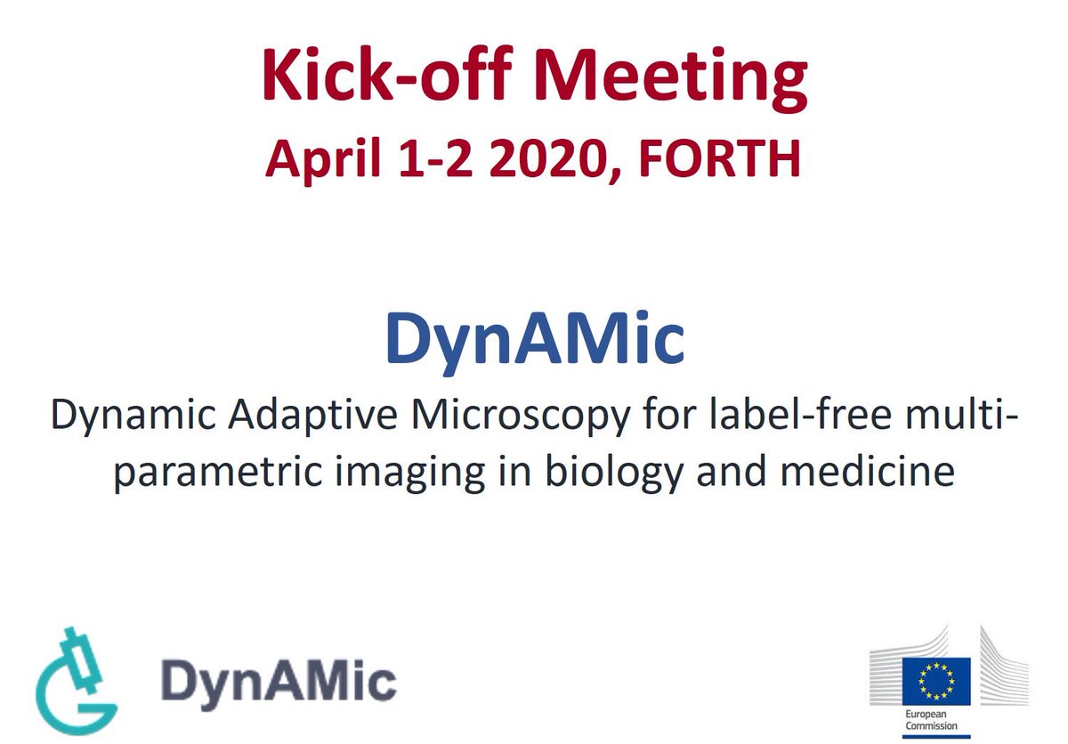 Kick-off meeting of @DynAMicFET scheduled for April 1-2 2020 in @FORTH_ITE. Looking forward to an exciting start of our ambitious project!