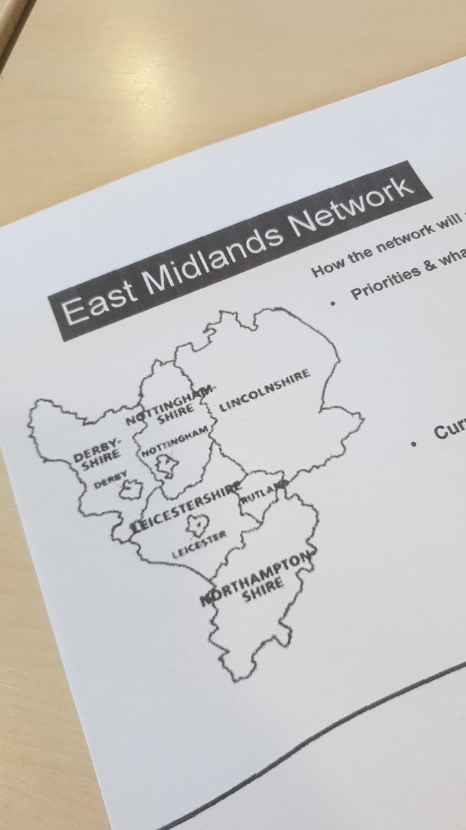 Part of planning the East Midlands Physical Activity and Mental Health Network  #MIND #ActivityAlliance