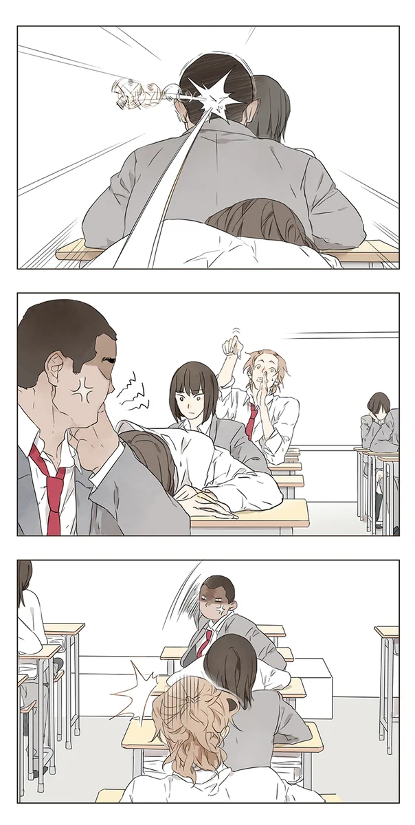 なにやってんのｗｗ授業中で紙片を渡すだけのつもりが、全員が先生に怒られしまう。