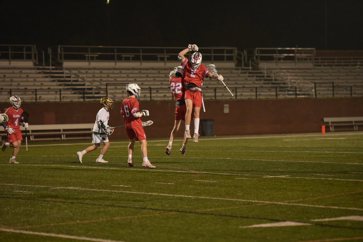 FloraMensLAX's tweet photo. Great win last night over @RBHS_Lacrosse in the Swamp! Final score 14-9! https://t.co/k0xHwEweUh