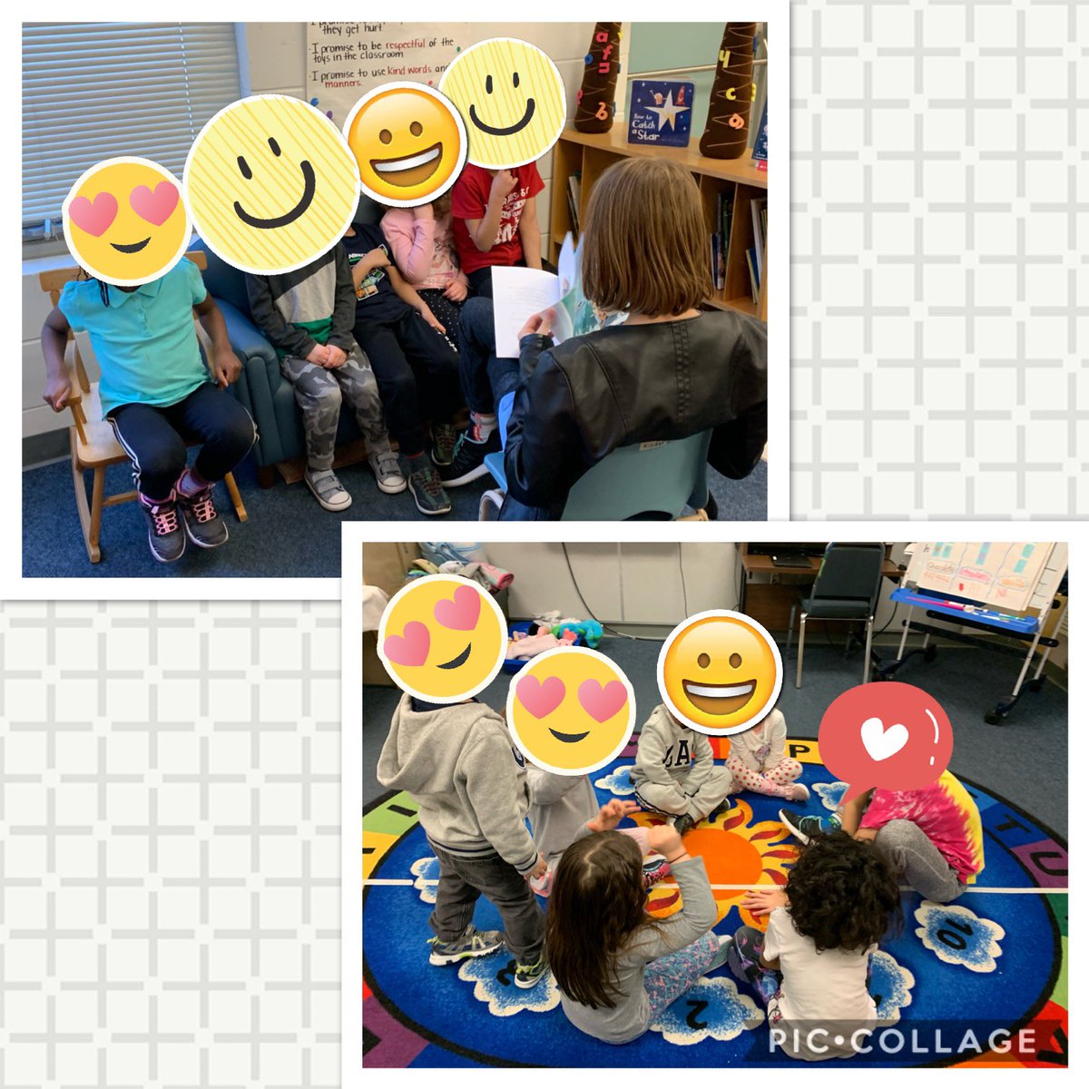 HillEdp's tweet photo. The Kinders LOVE visits from our School Age “Kinder Helpers”. Last week, E read stories &amp; played games with them. #ocsbBeCommunity https://t.co/Wi2K6FTTli