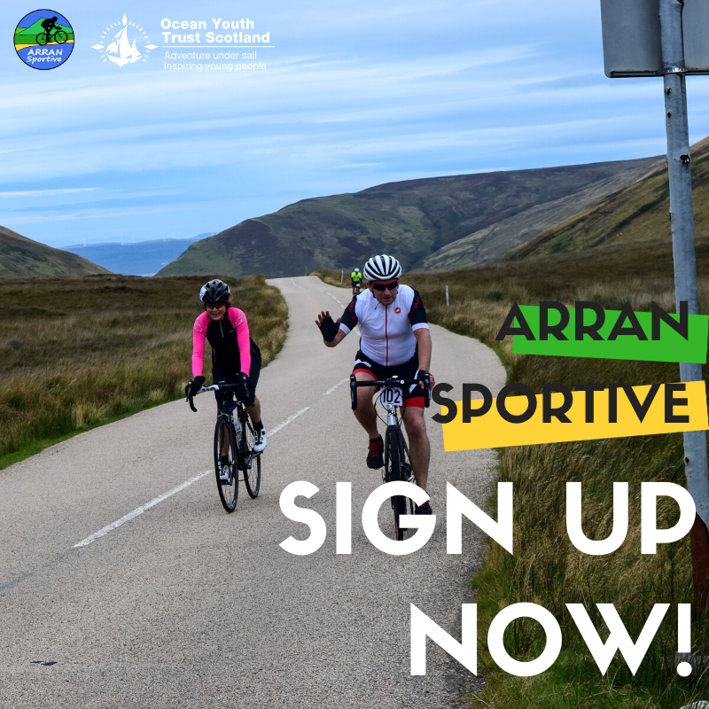 arransportive's tweet photo. Sign up now to take advantage of Early Bird Entry prices - offer ends  this Saturday 29th February! 

Your entry will support disadvantaged young people broaden their horizons and build life skills with @OYTScotland ⛵

Sign up at https://t.co/JSyb1aKzRU https://t.co/RjJSUcYHIE