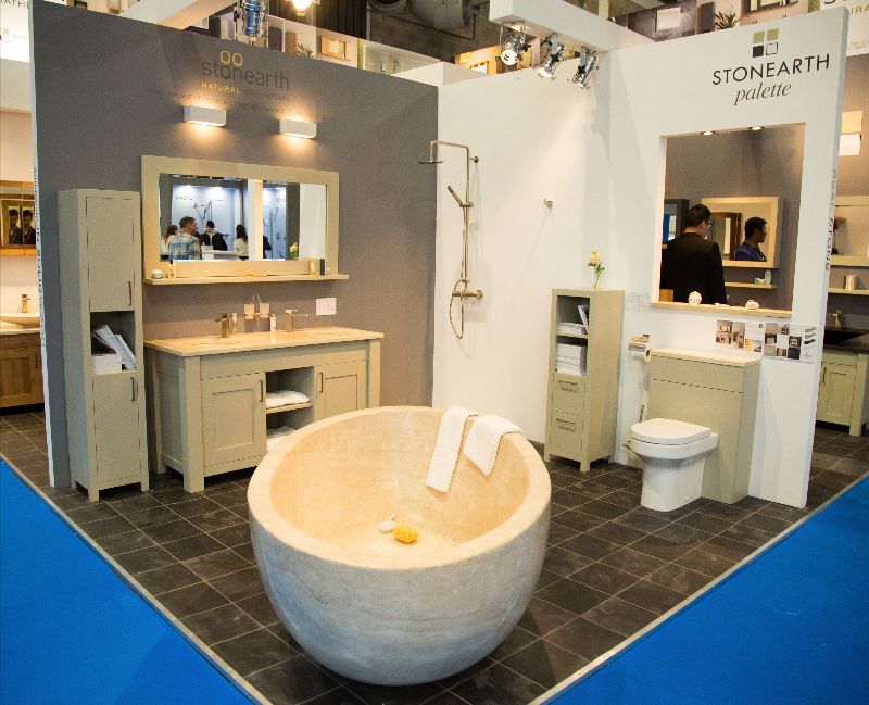 The Stonearth team are in Birmingham right now preparing our stand for the KBB show. Come and visit us at stand C87 to see our fabulous natural bathroom furniture. Stonearth at KBB 2020 - mailchi.mp/3593f81d9d7d/s…