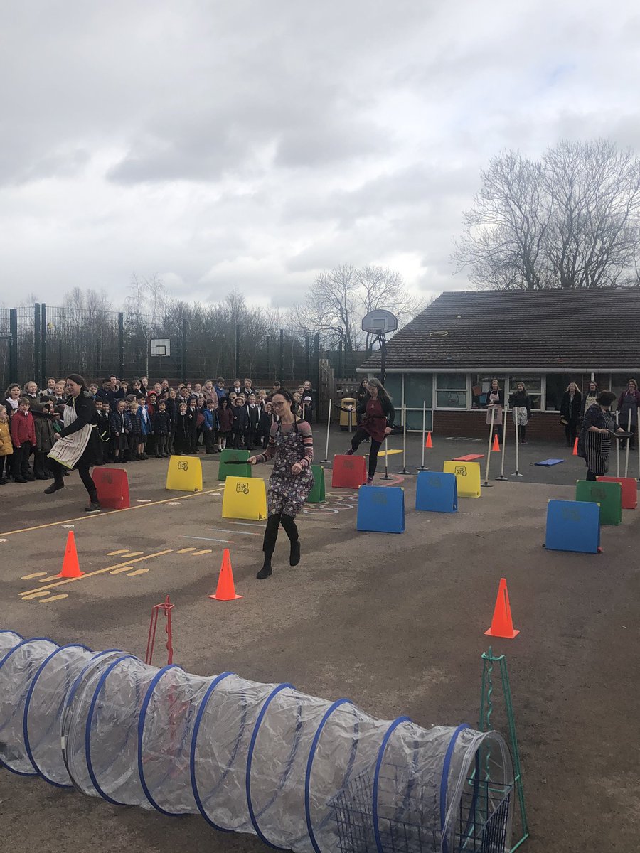 oldhillsparish2's tweet photo. Year 1 at Powick School are the winners for this year’s Vicar’s Pancake Race on Shrove Tuesday  - on a iPhone photo finish! Well done everyone @powickprimary @CofEWorcester @CofEWorcEduTeam https://t.co/0Bu9r1vpHf