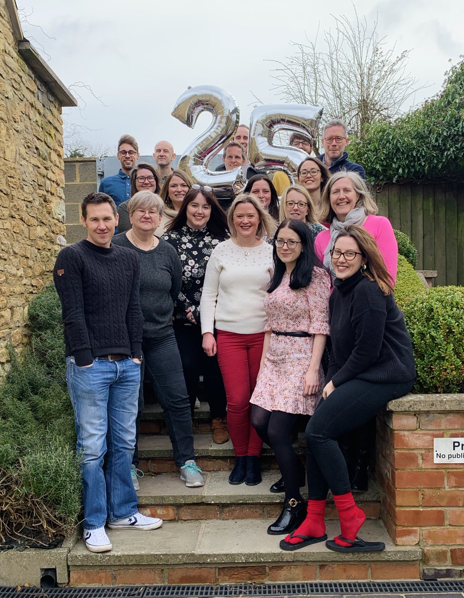 Today we celebrate 25 years of mark-making* with co-founders Ali and Steve 🎊

#bloodsweatandideassince1995