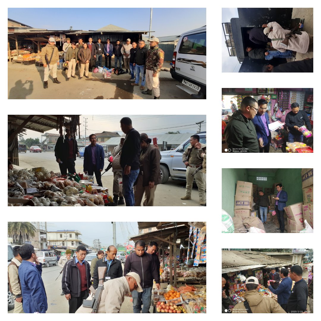 FoodManipur's tweet photo. Bishnupur Food Safety Enforcement Team in collaboration with Moirang Police doing a joint drive against illegal imported food items from Moreh.There is drastic improvement in consumer awareness on rules pertaining to importing food items from other neighboring countries.#fssai https://t.co/Mu30iuHYZh