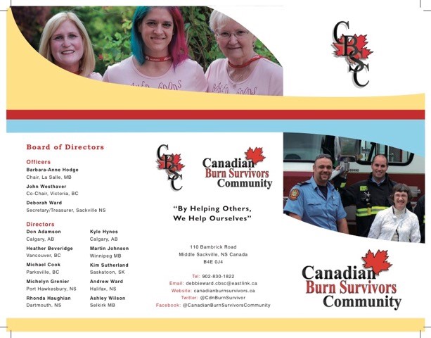 Duckee100's tweet photo. The New Canadian Burn Survivors Community (CBSC)Brochure 2020. https://t.co/PKTtNuqS9o