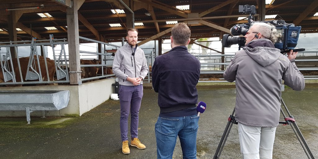 Ce matin à la ferme... TF1 est venue à notre rencontre pour parler agriculture connectée !
