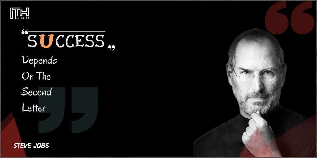 ITHtechnologies's tweet photo. #success #Motivationalquote #InspirationalQuotes #motivationalquotes #SteveJobs #officeculture #ithtechnologies #entrepreneurlife #leadershipskills https://t.co/MYR5hqDbbt