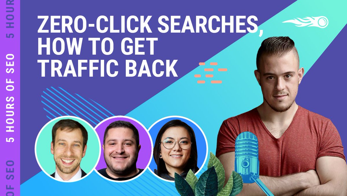semrush's tweet photo. Zero-click searches seem dangerous but there are many sites that still manage to maintain &amp; even increase their traffic.
Join @Kevin_Indig, @5le, @inboundy &amp; @nikrangerseo to learn how to adapt to #Google answering the queries itself &amp; continue to grow 👉https://t.co/gnSEMOcR7T. https://t.co/1Kv0zDYpYW