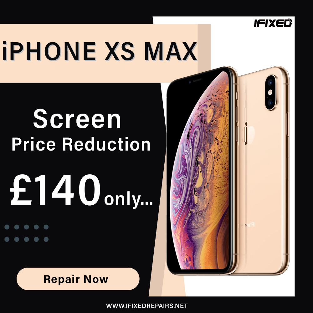 iPhone XS Max screen price reduction £140 only... Repair now! Log on to ifixedrepairs.net for more information. Contact us -017-077-07273⠀ #ifixedrepairs #phonerepair #screenrepair #repairshop #iphone #iphones #iphoneX #HousingReplacement #screenreplacement #iPhoneXSMax