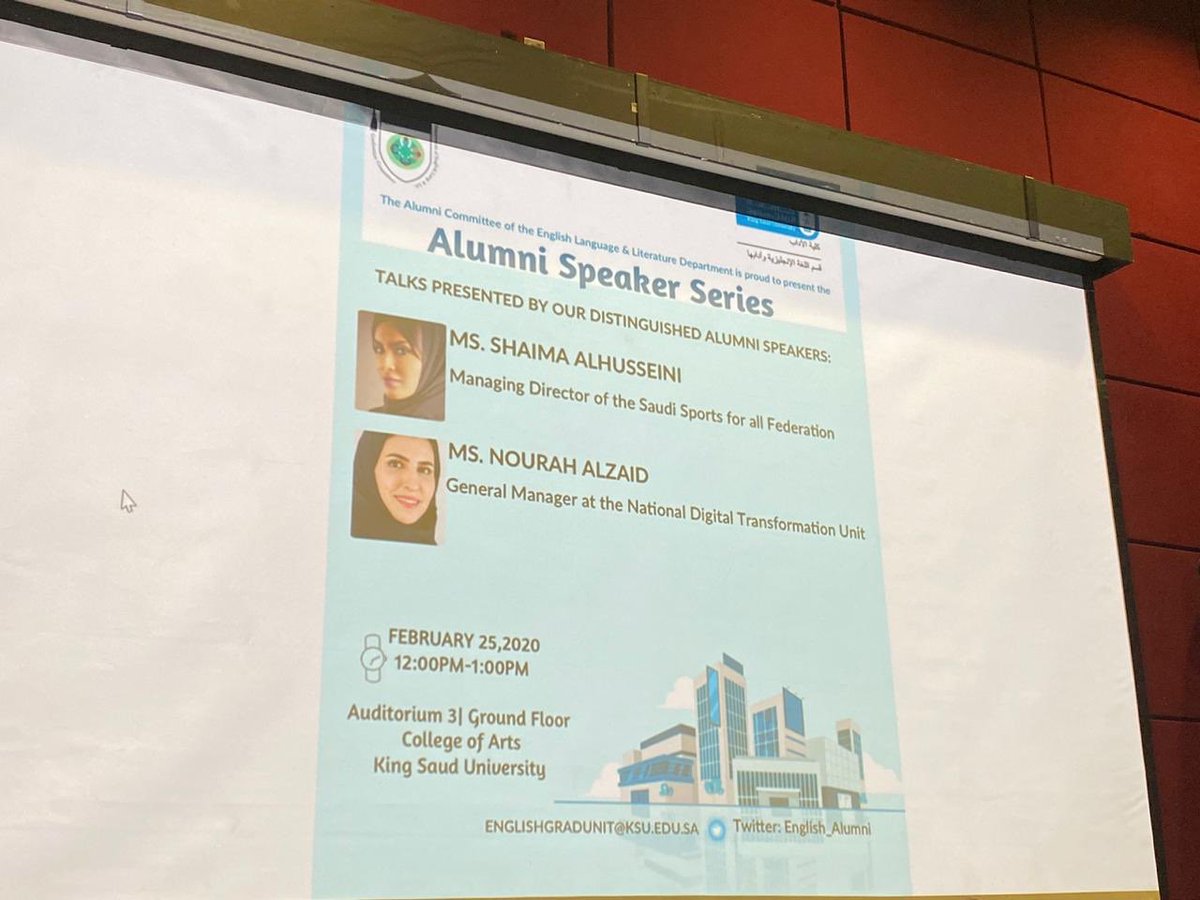 Eng_Alumni's tweet photo. Thank you all for joining us today for an afternoon of inspiring and insightful talks with our brilliant alumni speakers Ms. Shaima AlHusseini and Ms. Nourah AlZaid. @shaimahusseini @engdepksu https://t.co/E3SSeuX5tZ