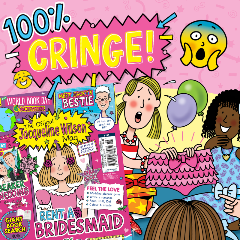 OfficialJWMag's tweet photo. Got an embarrassing story to tell? Pick up a copy of The Official Jacqueline Wilson Mag to find how to send it in for your chance to win a prize!

#Cringe #EmbarrassingStories #Win #Prize #Competition https://t.co/WjUwipVWNS