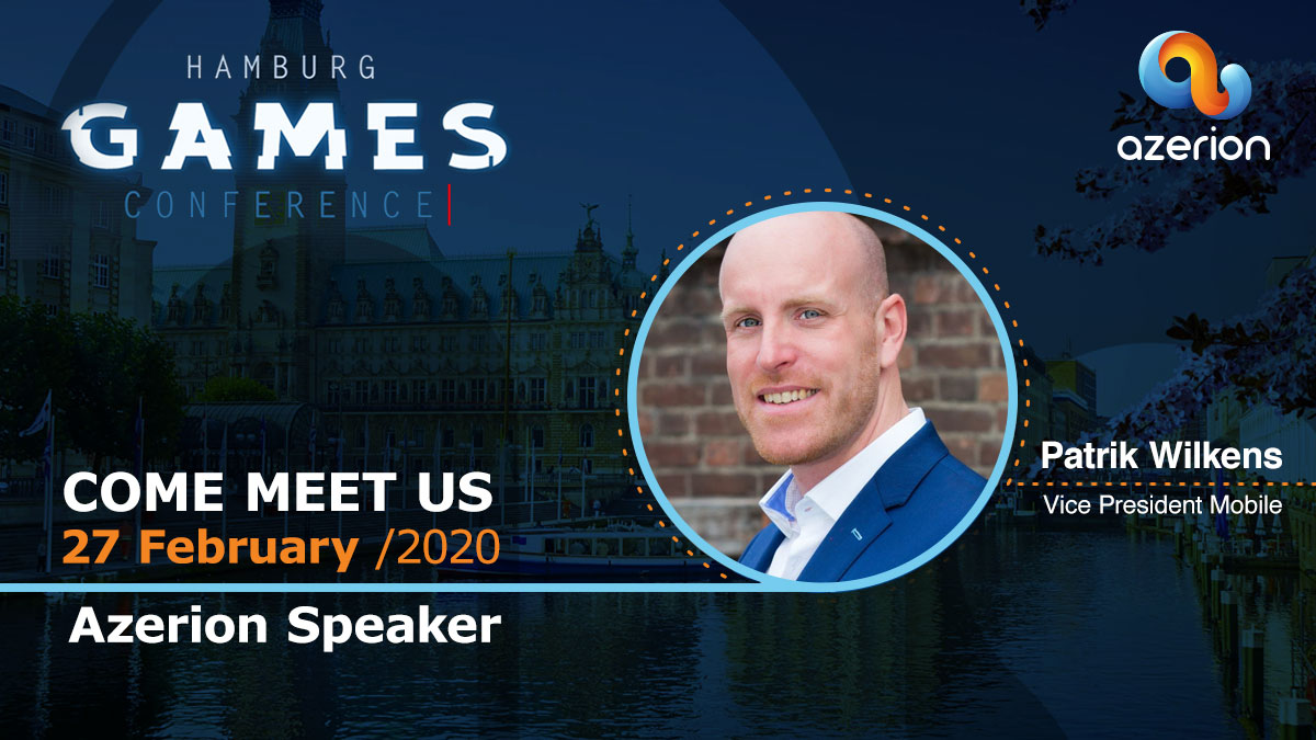 Semilo's tweet image. #RT @WeAreAzerion: Our VP of Mobile Patrik Wilkens will be speaking about #inappadvertising trends and #monetisation opportunities at this year's Hamburg #Games Conference.