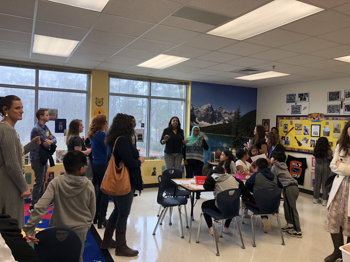 The @EJJaguars SGC spent the morning giving a tour to current & potential community partners, highlighting what makes us special. #buildingpartnerships @MsBoydEJES @EmilieLong