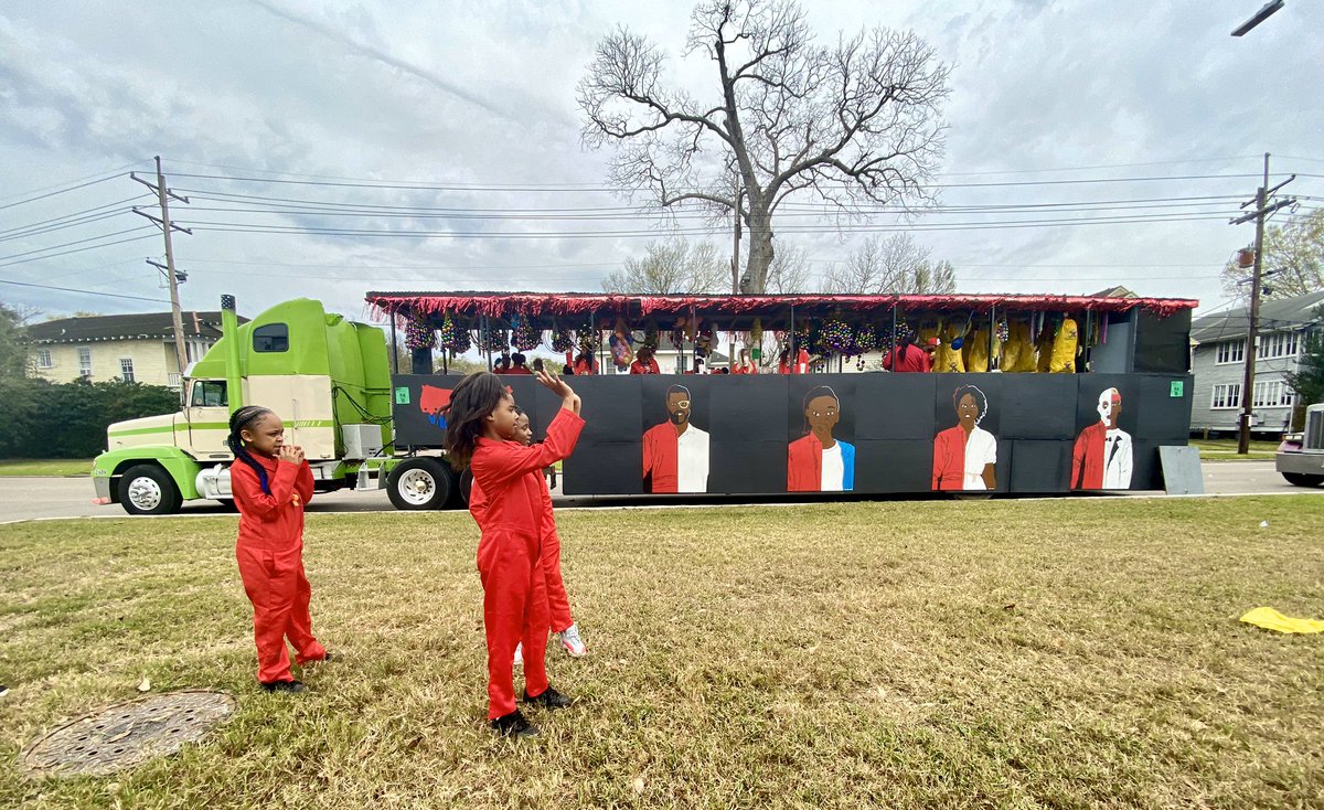 scottgold's tweet photo. Hey @JordanPeele - Wanted to make sure you saw the “Us” #mardigras float! #igotfiveonit #nola #carnival #MardiGras2020 https://t.co/IllPqRcDxZ