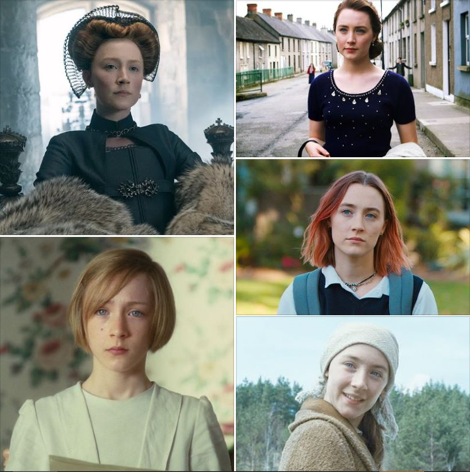 Saoirse Ronan. Born 1994 in The Bronx, NYC to Dublin parents. Family moved to Co Carlow when she was 3, then Howth, Co Dublin when teen.  @TheAcademy nomination x4 (1st for Atonement when only 13!),  @BAFTA nomination x5 &  @goldenglobes win (Ladybird)! Now true Hollywood A-lister!