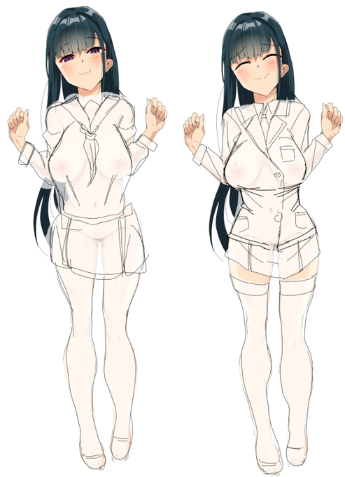 立ち絵描くのって楽しい 