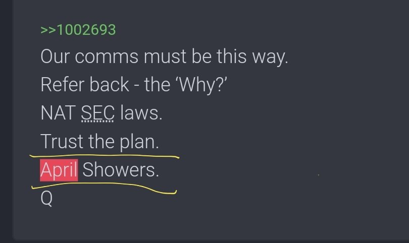 Much like POTUS, what I've noticed about  #Q posts, aside from obviously being cryptic, is that there is a lot of double meaning and they often hint towards other things.